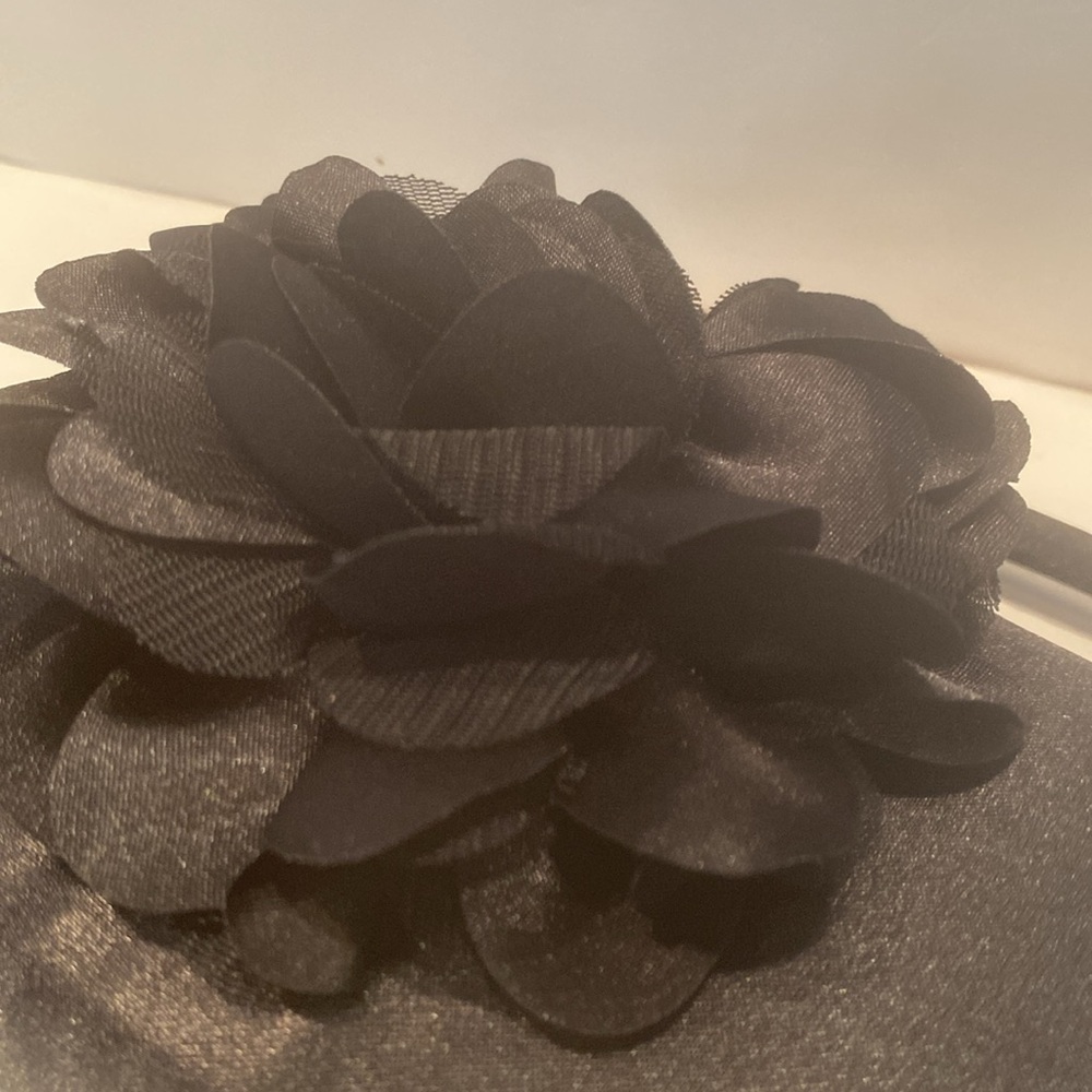NWT Fioni Night Black Satiny Dressy Clutch - Picture 6 of 7